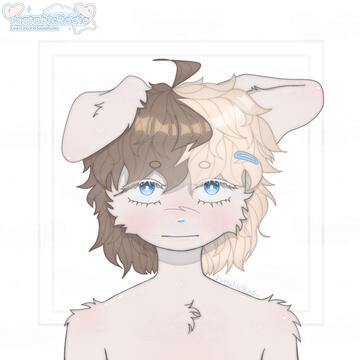 Fully rendered bust of my sona